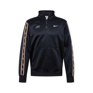 Nike Sportswear Tréning póló 'Repeat'  narancs / fekete / fehér