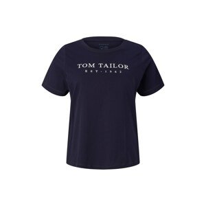 Tom Tailor Women + Póló  tengerészkék / fehér