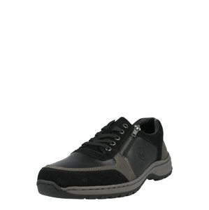 RIEKER Fűzős cipő  antracit / fekete