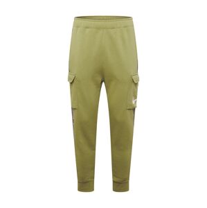 Nike Sportswear Cargo nadrágok  zöld / fekete / fehér