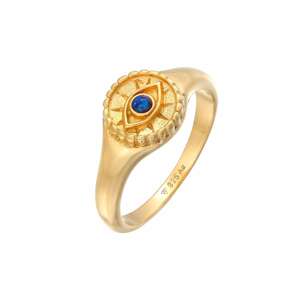 ELLI Gyűrűk 'Evil Eye'  kék / arany