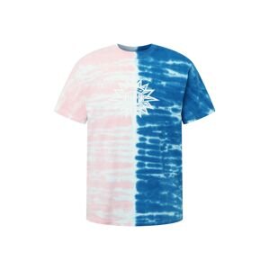 HUF Póló  kék / pasztell-rózsaszín / fehér