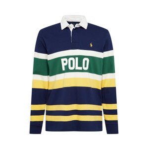 Polo Ralph Lauren Póló 'RUGBY'  sötétkék / sárga / zöld / fehér