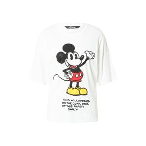 PRINCESS GOES HOLLYWOOD Póló 'Mickey'  sárga / fekete / fehér