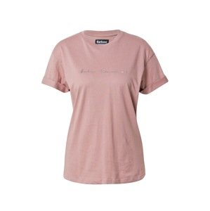 Barbour International Póló 'Supra'  fáradt rózsaszín / ezüst