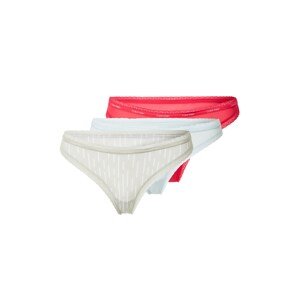 Calvin Klein Underwear String bugyik  piros / fehér / bézs