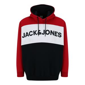 Jack & Jones Plus Tréning póló  kék / piros / fehér