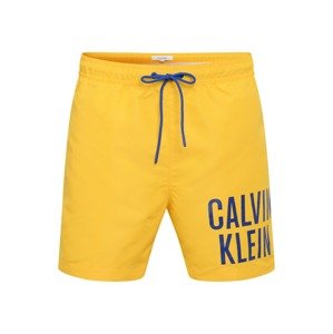 Calvin Klein Swimwear Rövid fürdőnadrágok  tengerészkék / aranysárga