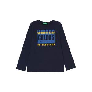 UNITED COLORS OF BENETTON Póló  kék / tengerészkék / sárga