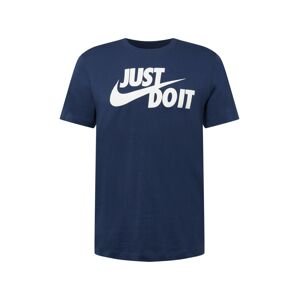 Nike Sportswear Póló 'Swoosh'  tengerészkék / fehér