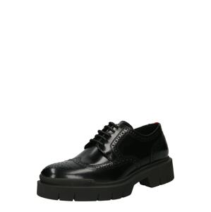 HUGO Fűzős cipő 'Denzel'  fekete