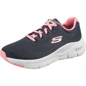 SKECHERS Rövid szárú sportcipők 'Arch Fit'  sötétkék / rózsaszín / fehér