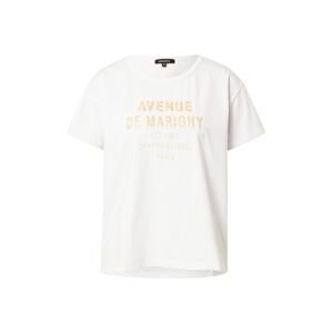 MORE & MORE Oversize póló  arany / fehér