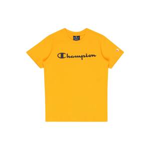 Champion Authentic Athletic Apparel Póló  aranysárga / fekete