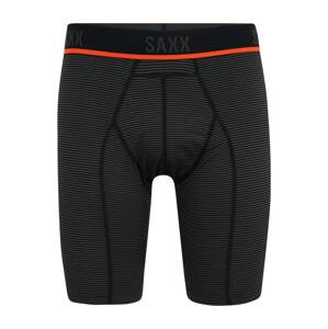 SAXX Sport alsónadrágok 'KINETIC'  szürke / narancsvörös / fekete