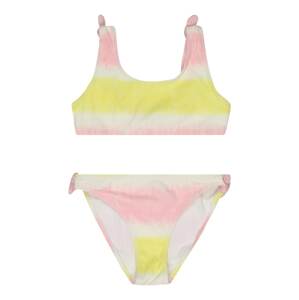OVS Bikini  sárga / rózsaszín / fehér