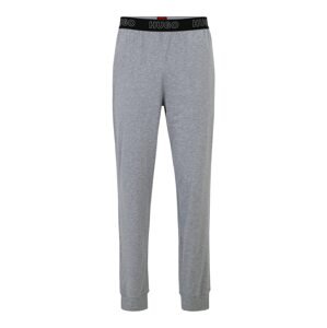 HUGO Pizsama nadrágok 'Unite'  szürke melír / fekete / fehér