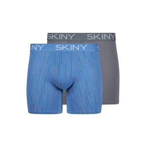 Skiny Boxeralsók  kék / szürke / narancs / piszkosfehér