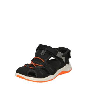 ECCO Nyitott cipők 'X-Trinsic'  szürke / narancs / fekete