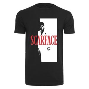 Merchcode Póló 'Scarface'  piros / fekete / fehér