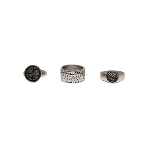 Urban Classics Gyűrűk  fekete / ezüst