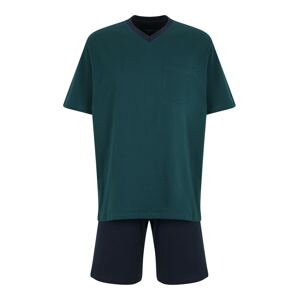 SCHIESSER Rövid pizsama  tengerészkék / sötétzöld