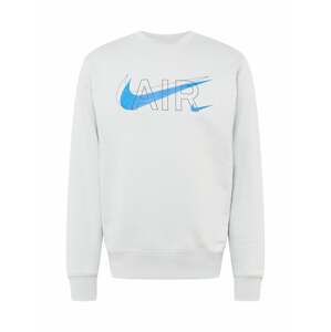 Nike Sportswear Tréning póló  azúr / világosszürke / fekete