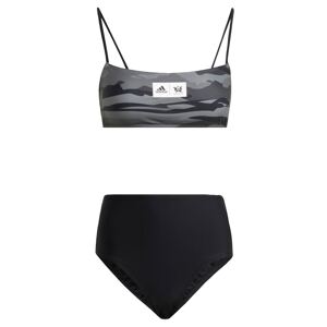 ADIDAS SPORTSWEAR Sport bikini 'Thebe Magugu'  szürke / fekete / fehér