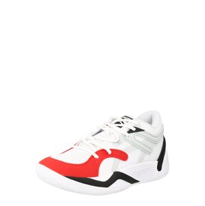 PUMA Sportcipő 'TRC Blaze Court '  ezüstszürke / piros / fekete / fehér
