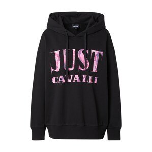 Just Cavalli Tréning póló  világoslila / világos-rózsaszín / fekete / fehér
