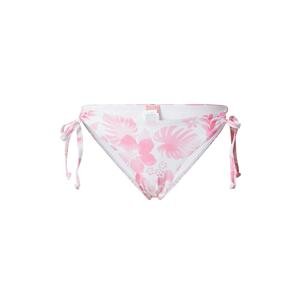 Hunkemöller Bikini nadrágok 'Tropical'  világos-rózsaszín / fehér