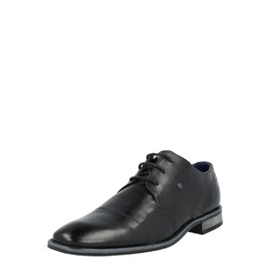 bugatti Fűzős cipő 'Rinaldo'  fekete