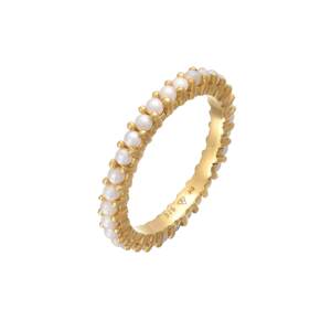 ELLI Gyűrűk  arany / gyöngyház-fehér