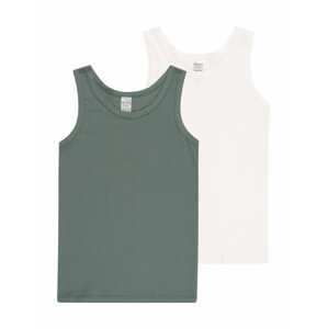 SCHIESSER Trikó és alsó póló  smaragd / fehér