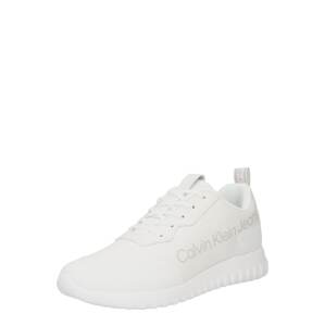 Calvin Klein Jeans Rövid szárú edzőcipők  világosszürke / fehér