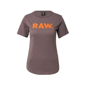 G-Star RAW Póló  sötétszürke / mandarin
