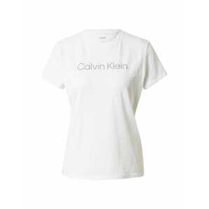 Calvin Klein Sport Funkcionális felső  világosszürke / fehér