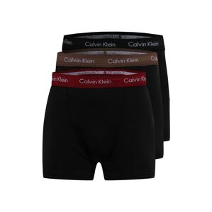 Calvin Klein Underwear Boxeralsók  barna / borvörös / fekete / fehér