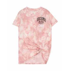 Abercrombie & Fitch Póló  rózsaszín / fáradt rózsaszín / fekete
