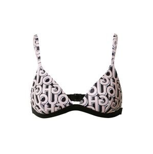 HUGO Bikini felső 'New Retro'  rózsaszín / fekete / fehér