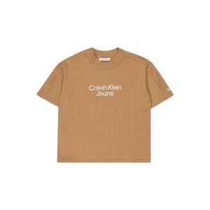 Calvin Klein Jeans Póló  homok / világosszürke