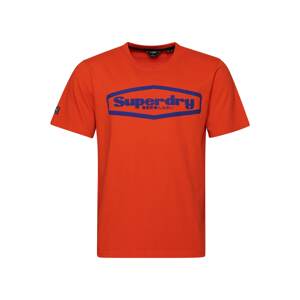 Superdry Póló 'Game On 90s'  kék / narancs / fekete / piszkosfehér