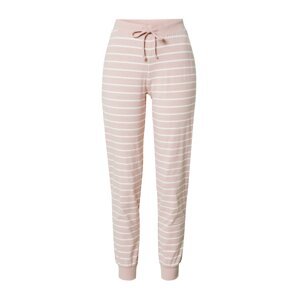 ESPRIT Pizsama nadrágok  világos-rózsaszín / fehér