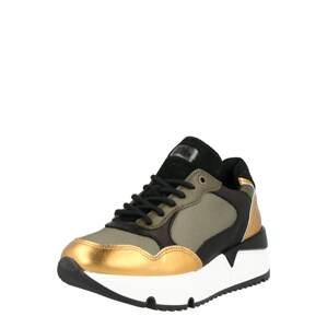 BULLBOXER Rövid szárú sportcipők  arany / olíva / fekete