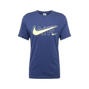 Nike Sportswear Póló  encián / világos sárga / fehér
