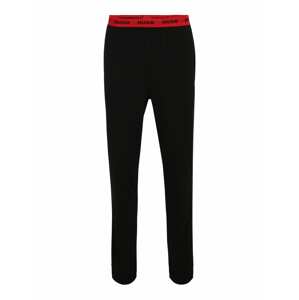 HUGO Red Pizsama nadrágok 'Linked'  tűzpiros / fekete