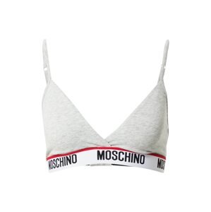 Moschino Underwear Melltartó  szürke melír / piros / fehér