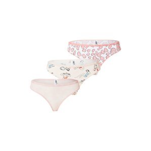 Moschino Underwear Slip  krém / világoskék / rózsaszín / fekete
