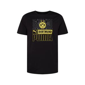 PUMA Funkcionális felső 'Borussia Dortmund'  sárga / sötétszürke / fekete