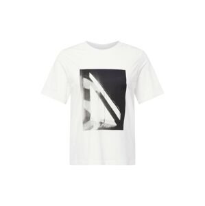 Calvin Klein Curve Póló  világosszürke / fekete / fehér